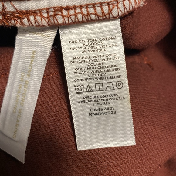 Loft Red Velvet Skinny Jeans - Picture 11 of 13